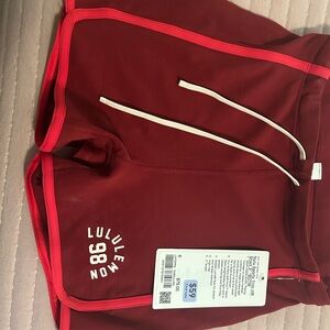 Lululemon Athletica Burgundy Athletic Shorts